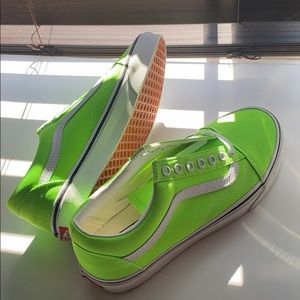Neon green vans